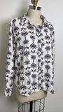Nicole Miller 100% Linen Top, XL