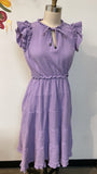 Another Love Purple Gauze Dress, M