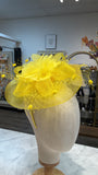 Yellow Derby Fascinator