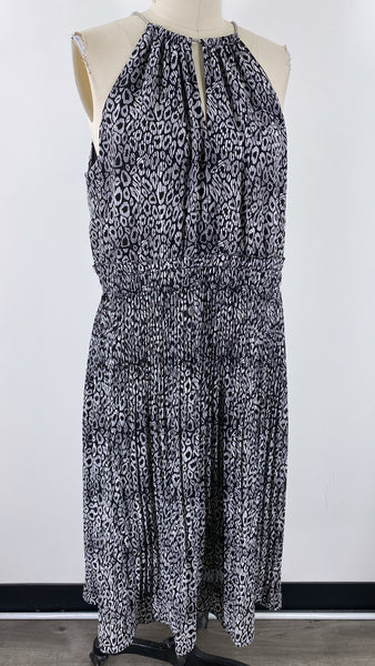 Michael Kors Black Print Dress, XL
