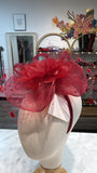 Burgundy Derby Fascinator