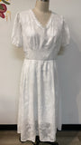 Grace Karin White Dress, L