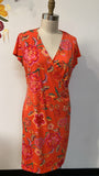 Jones New York Orange Dress, L