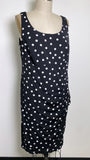 Lane Bryant Black Polka Dot Dress, 14/16W