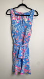 New Lilly Pulitzer Camri Halter Romper Dress, M with Attached Shorts