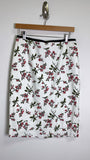 Ann Taylor White with Black Trim Skirt, 4