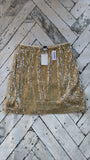 New Old Navy Silver Sequin Skirt, M
