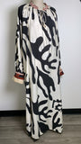 New H&M Black/Ivory Dress, XXL