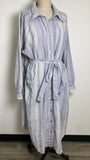 New Polagram Pearland Striped Midi Dress, 3X
