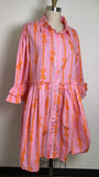 T&C Apparel Pink/Orange Dress, XL