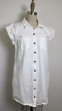 She + Sky White Dress, M