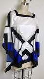 Chico's Black/White Top, S/M