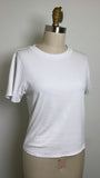 Vuori White Rib Knit Top, XL