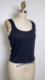 Vuori Black Rib Knit Tank, L