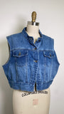 New Leovqn Denim Vest, M