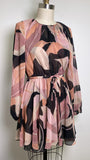 New Misa Los Angeles Moody Abstract Dress, S (retail $385)