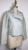 New Lauren Conrad Green Faux Leather Jacket, XS