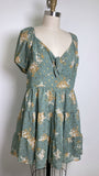 Arula Green Dress, XL