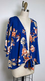 Meri Skye Blue Top, OX (XL)