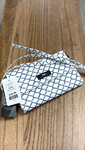 New Scout Decker Blue Crossbody Bag, 7.25"x4.5"