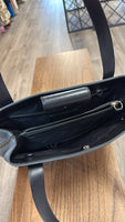 Coach Gray Nylon Shoulder Bag, 13.5"x10.5"