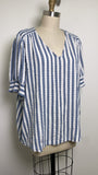 Jane + Delancey Blue Top, 2X