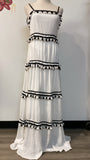 New Charlie Moss Black/White Dress, S