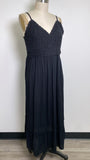 New Hint of Blush Black Dress, XL