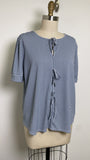 Adrianna Papell Blue Top, XL