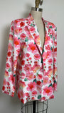 Staccato Floral Blazer Jacket, L