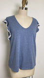 Ann Taylor Blue Top, L