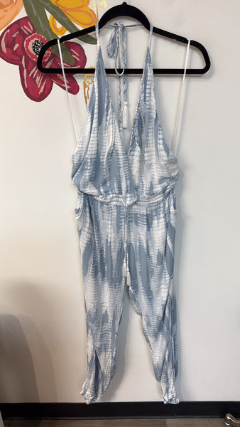 Olivaceous Blue Jumpsuit, L