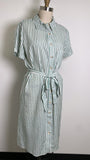 Lulus Green Stripe Dress, S