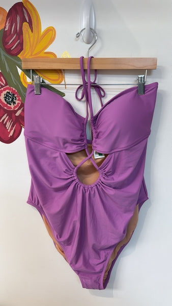 New J. Crew Purple One Piece Swimsuit, 20