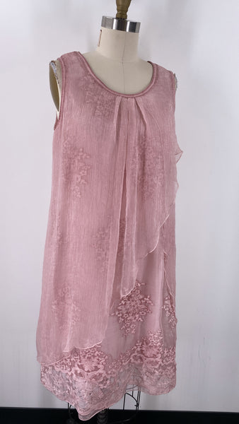 New Simply Couture Pink Dress, XL