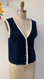 Sincerely Jules Blue Sweater, L