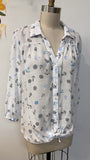Hope & Harlow White Anchor Print Top, L