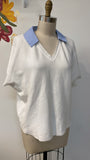 La Vila Milano White Sweater, XL