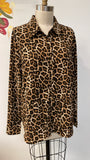 Michael Kors Animal Print Top, XL