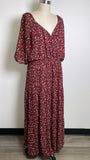 Luxology Burgundy Dress, L