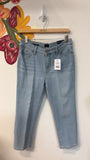 New Talbots Straight Leg Crop Jeans, 4 Petite