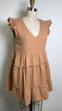 Hyfve Tan Gauze Dress, L