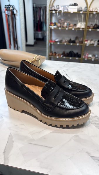 Dolce Vita Black Rock Loafers, 7