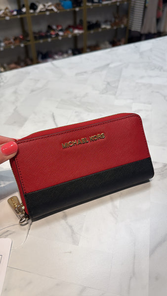 Michael Kors Red/Black Wallet