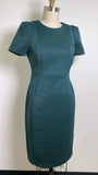 New Calvin Klein Metallic Green Dress, 8