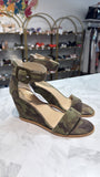 Seychelles Camo Wedge Sandals, 7