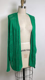 Green Cardigan  , M