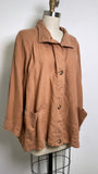 J. Jill Elements 100% Linen Jacket, 3X