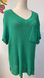 Bibi Green Sweater, S