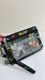 Lug Wildlife Jungle Print Peekaboo Convertible Wristlet Pouch, 8"x5"